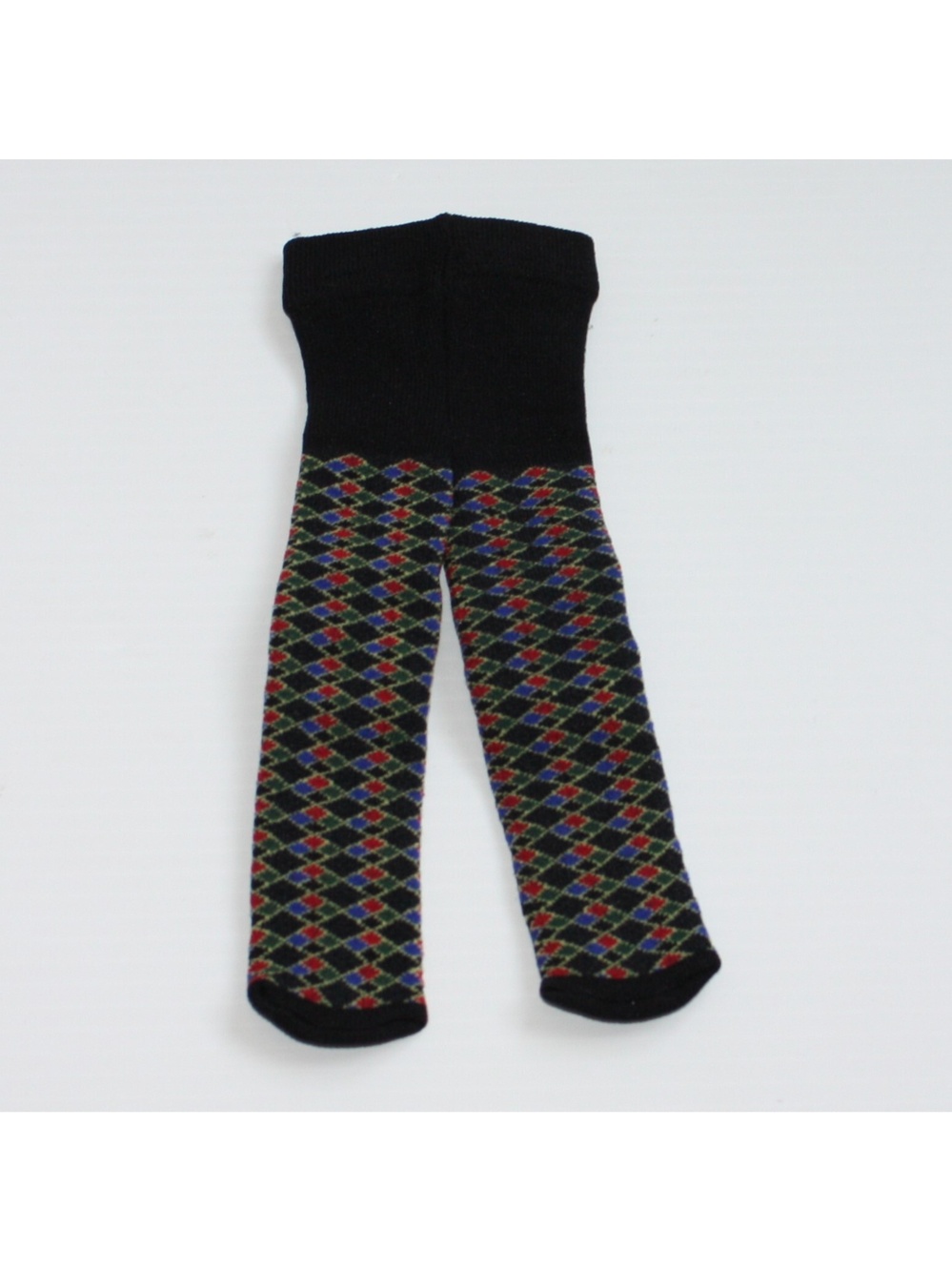 American Girl Nicki's Red Vinyl Jumper Outfit Argyle Knit Tights for 18" Doll